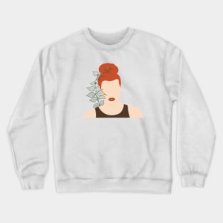 Terracotta Women V Crewneck Sweatshirt